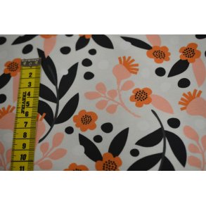 �kotex bomulds jersey m/blomster