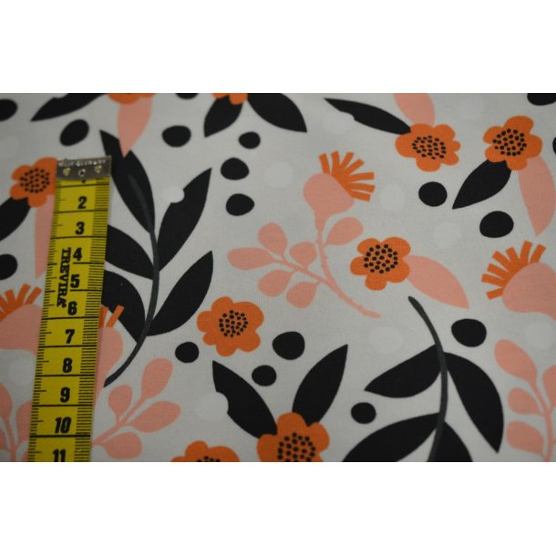 �kotex bomulds jersey m/blomster