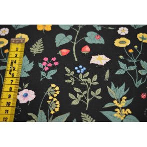 �kotex bomulds jersey m/Blomster
