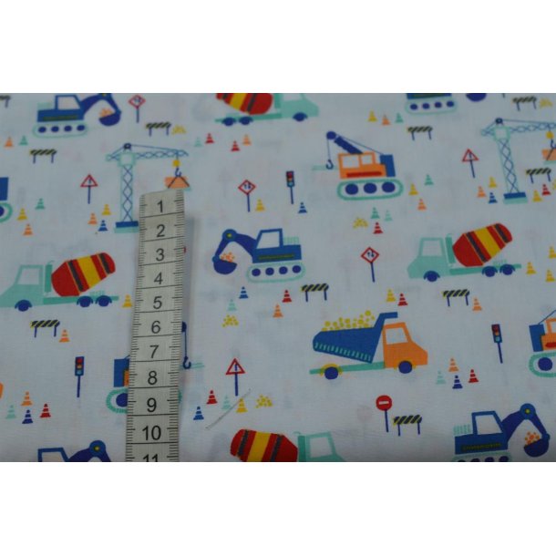 �kotex bomuld/poplin Hivd m/entrepren�rmaskiner