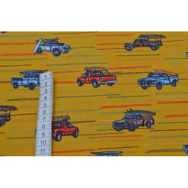 �kotex bomuld/poplin Karry m/Biler