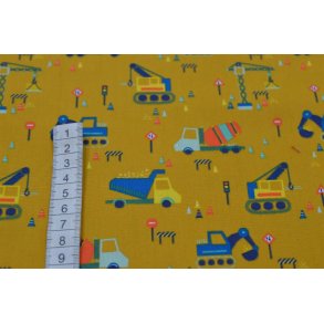 �kotex bomuld/poplin Karry m/entrepren�rmaskiner