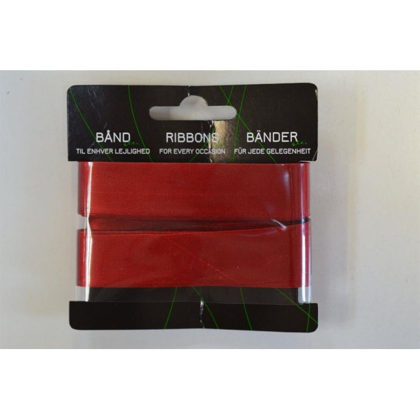 Skr�b�nd viscose satin R�d