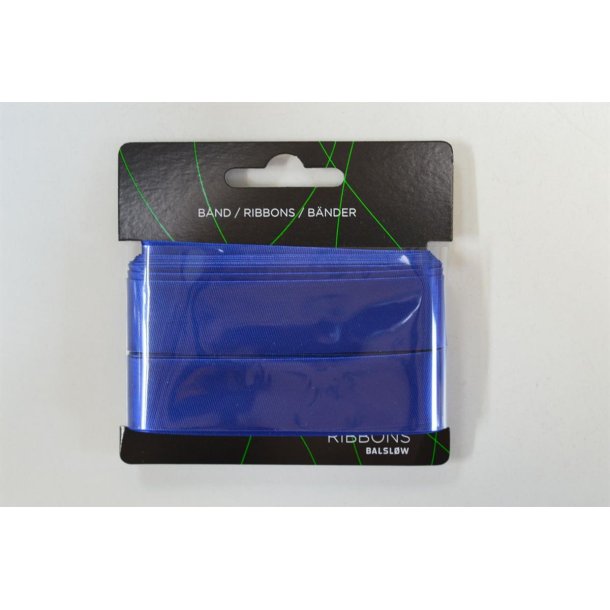 Skr�b�nd viscose satin Kobolt