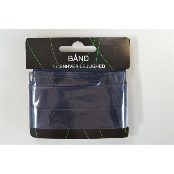 Skr�b�nd viscose satin Marine