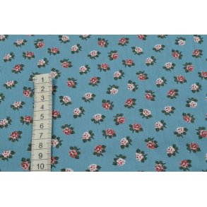 �kotex bomuld/Poplin m/sm� blomster