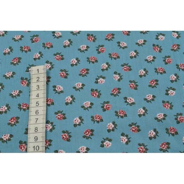 �kotex bomuld/Poplin m/sm� blomster