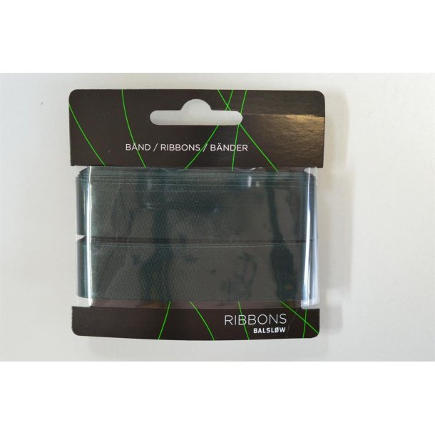 Skr�b�nd viscose satin M�rkgr�n