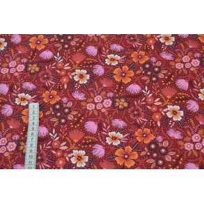 �kotex bomuld/poplin m/blomster