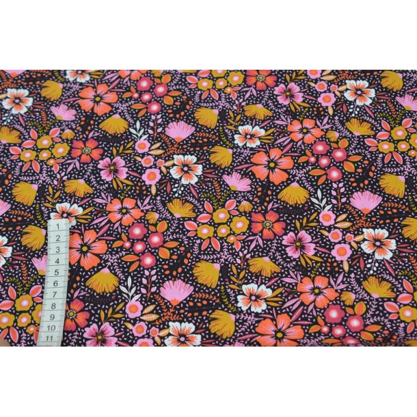 �kotex bomuld/poplin m/ blomster