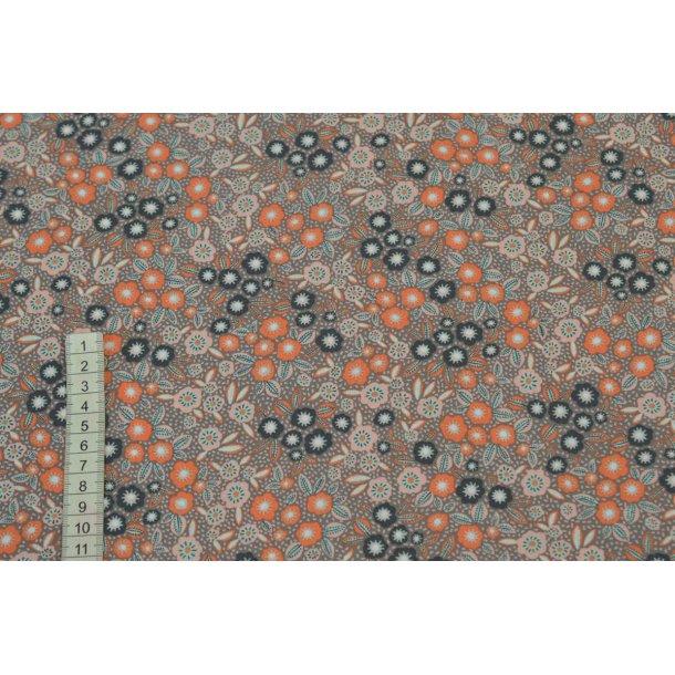 �kotex bomuld/poplin m/sm� blomster