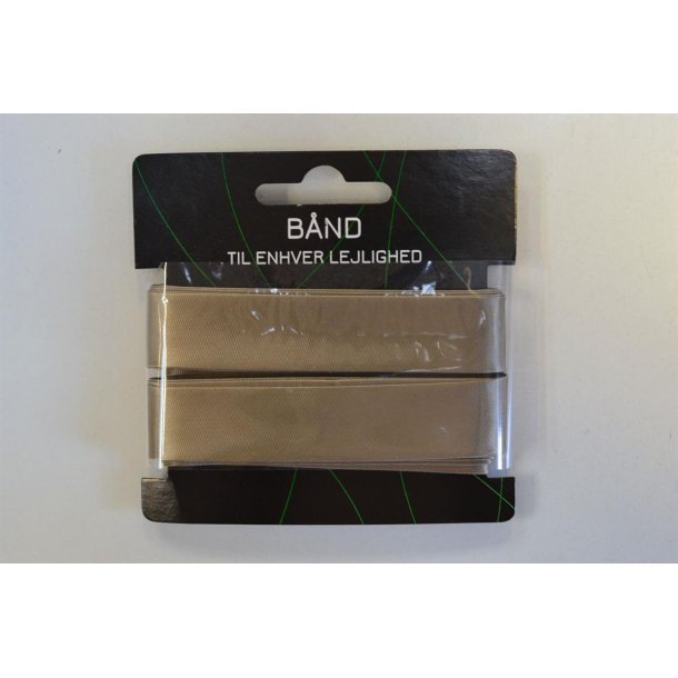 Skr�b�nd viscose satin M�rk beige