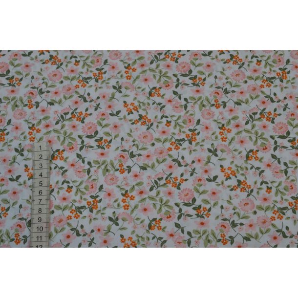 �kotex bomuld/poplin m/blomster