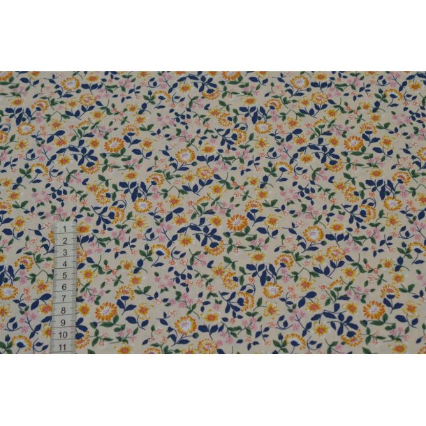 �kotex bomuld/poplin m/blomster