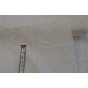 Broderi anglaise R�hvid