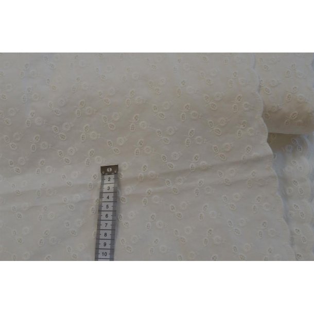 Broderi anglaise R�hvid