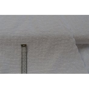 Broderi anglaise Hvid