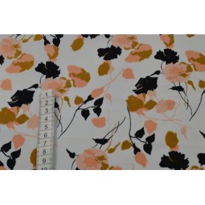 Polyester m/blomster