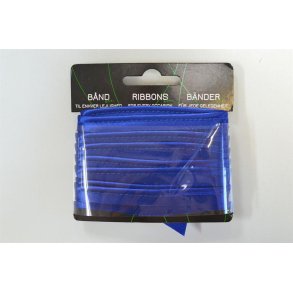 Pipingb�nd viscose satin Kobolt