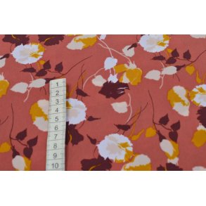 Polyester m/blomster