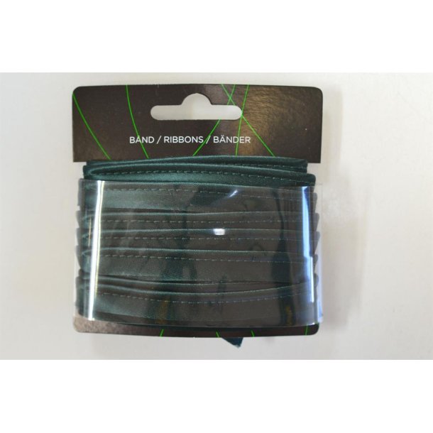 Pipingb�nd viscose satin M�rkgr�n