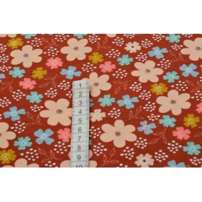 �kotex bomulds jersey m/Blomster