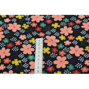 �kotex bomulds jersey m/blomster