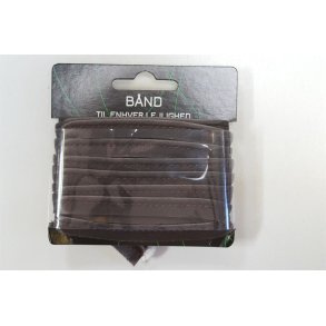 Pipingb�nd viscose satin M�rk gr�