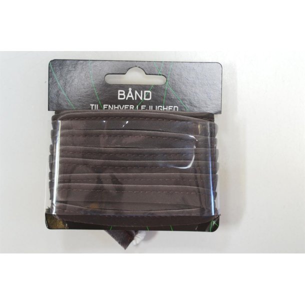 Pipingb�nd viscose satin M�rk gr�