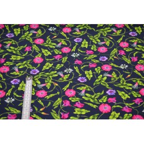 �kotex bomulds jersey m/blomster