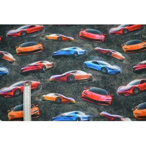 �kotex bomulds jersey m/Biler