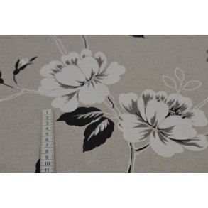 Halv panama  H�r look m/blomster