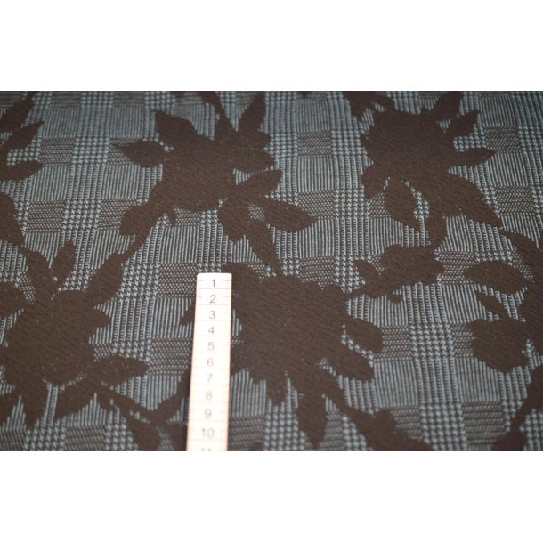 Jacquard Petrol og sort