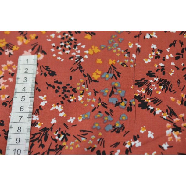 Viscose m/sm� blomster