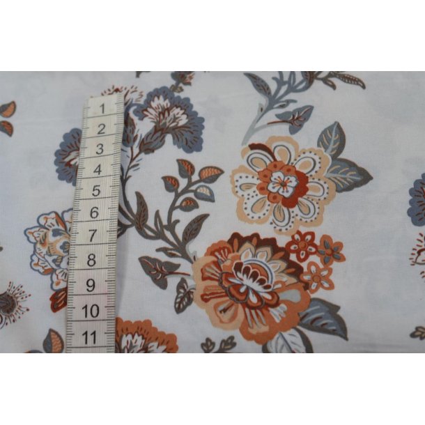 Polyester m/blomster