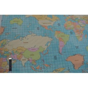 Canvas m/Verdenskort