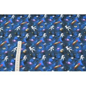 �kotex bomulds jersey m/Astronauter og planeter