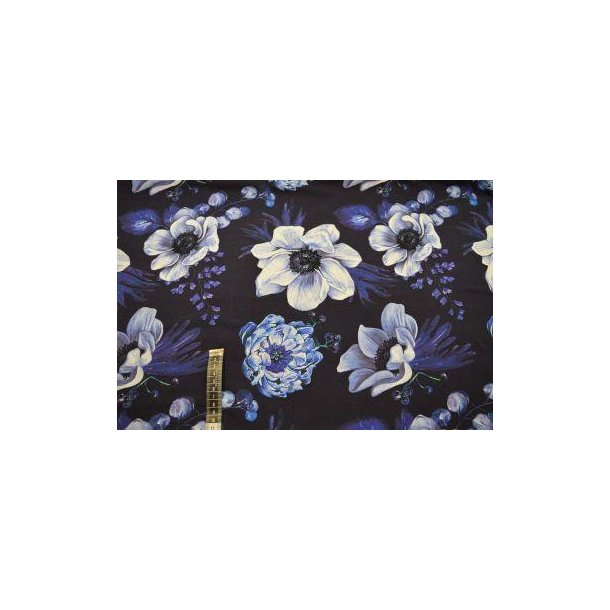 �kotex bomulds jersey m/blomster