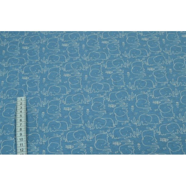 �kotex bomulds jersey m/Elefant