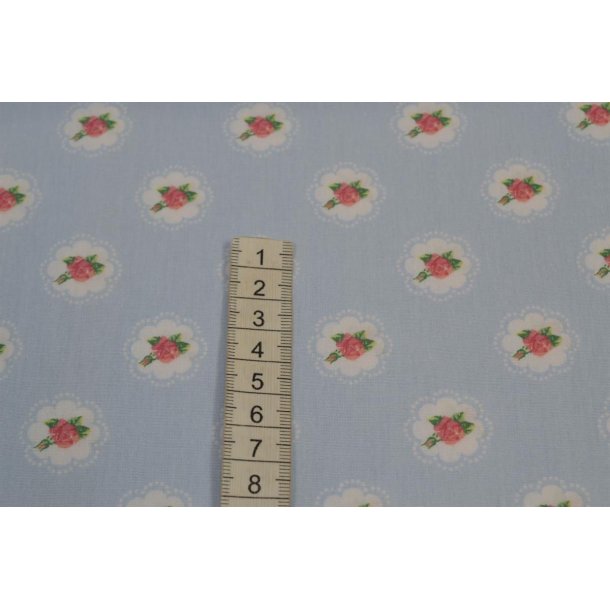 �kotex bomuld/poplin m/sm� blomster