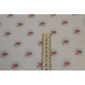 �kotex bomuld/poplin m/sm� blomster