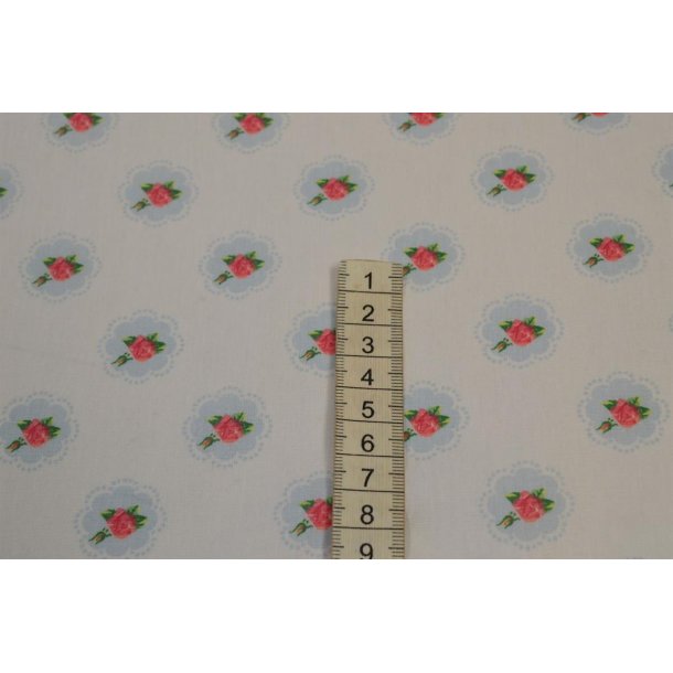 �kotex bomuld/poplin m/sm� blomster