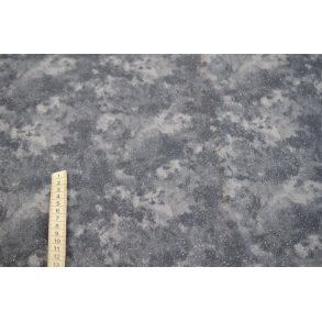 Bomuld Gr� m/s�lv glitter