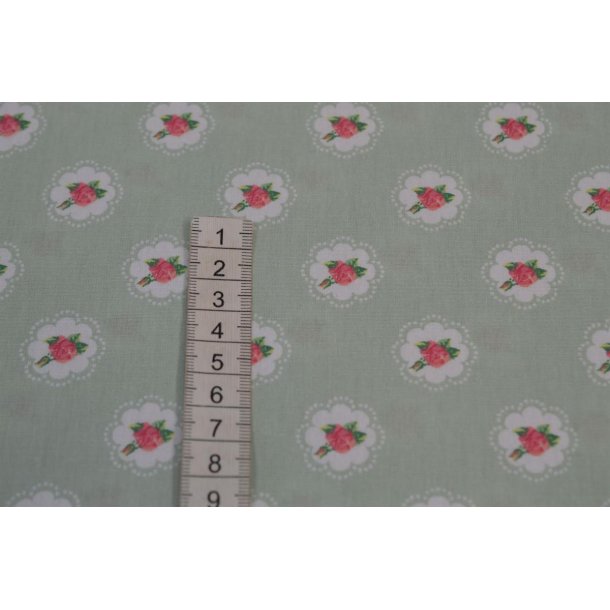 �kotex bomuld/poplin m/sm� blomster