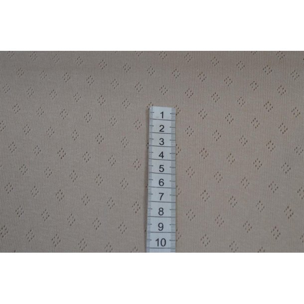 Ribstof m/lille hulm�nster Beige