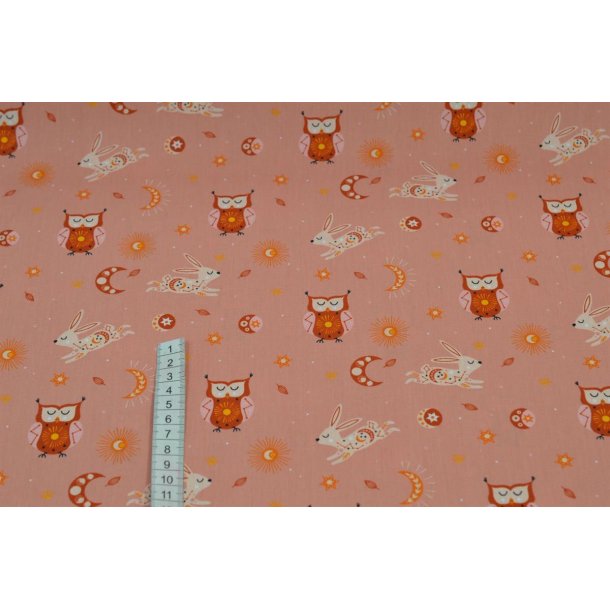 �kotex bomuld/poplin m/Harer og Ugler