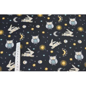 �kotex bomuld/poplin m/Harer og Ugler