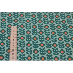 �kotex bomuld/poplin m/blomster