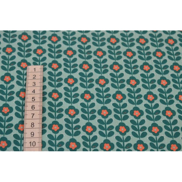 �kotex bomuld/poplin m/blomster