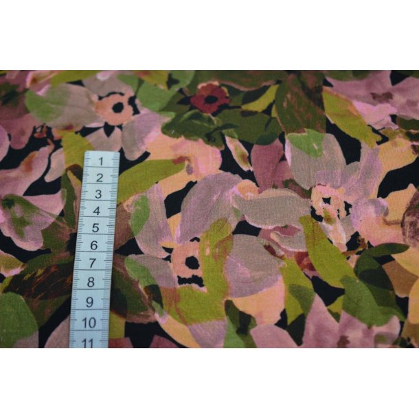 �kotex Viscose/Elastan m/blomster